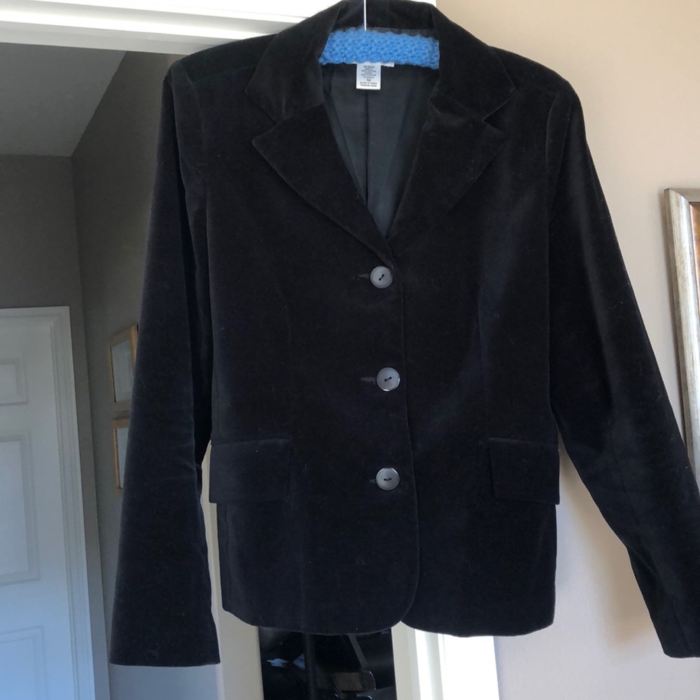 Black Velvet Blazer